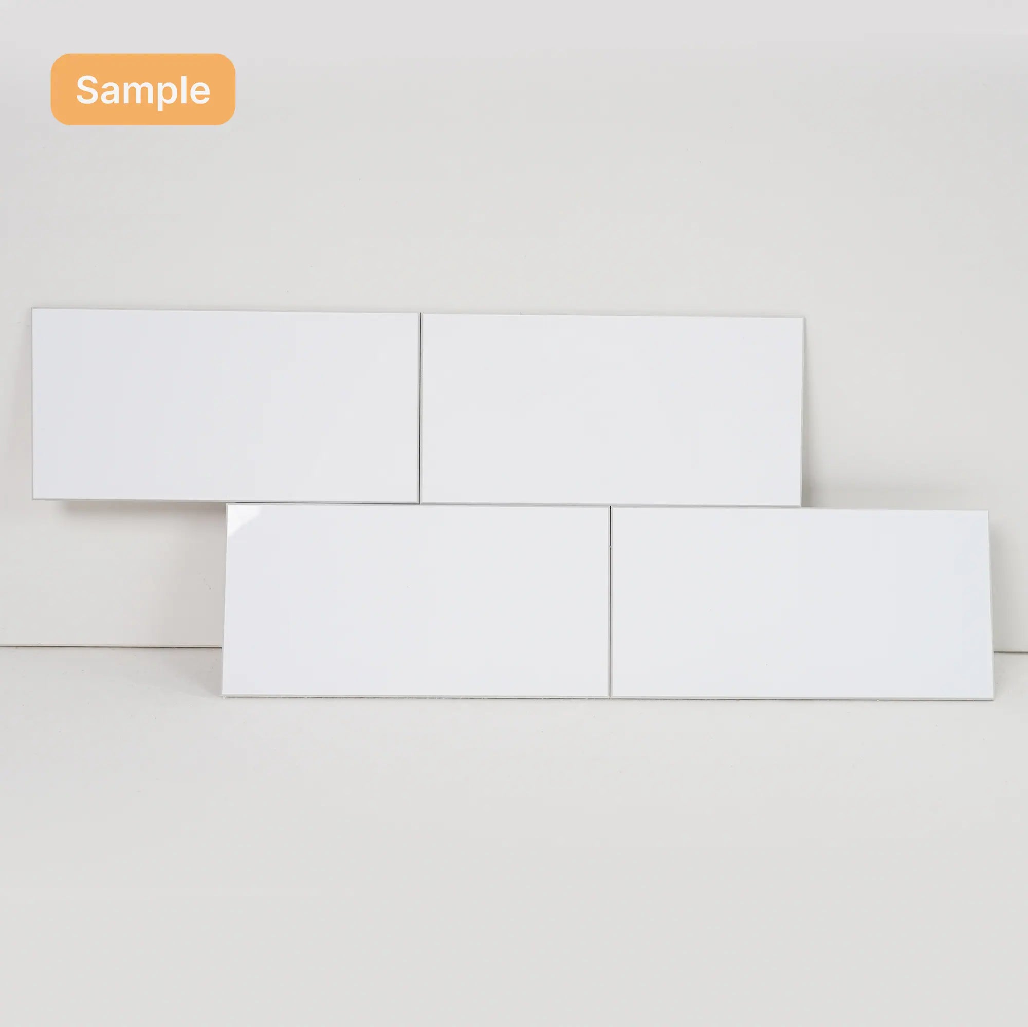 Luxe Subway Peel & Stick Tile - Glossy Pure White