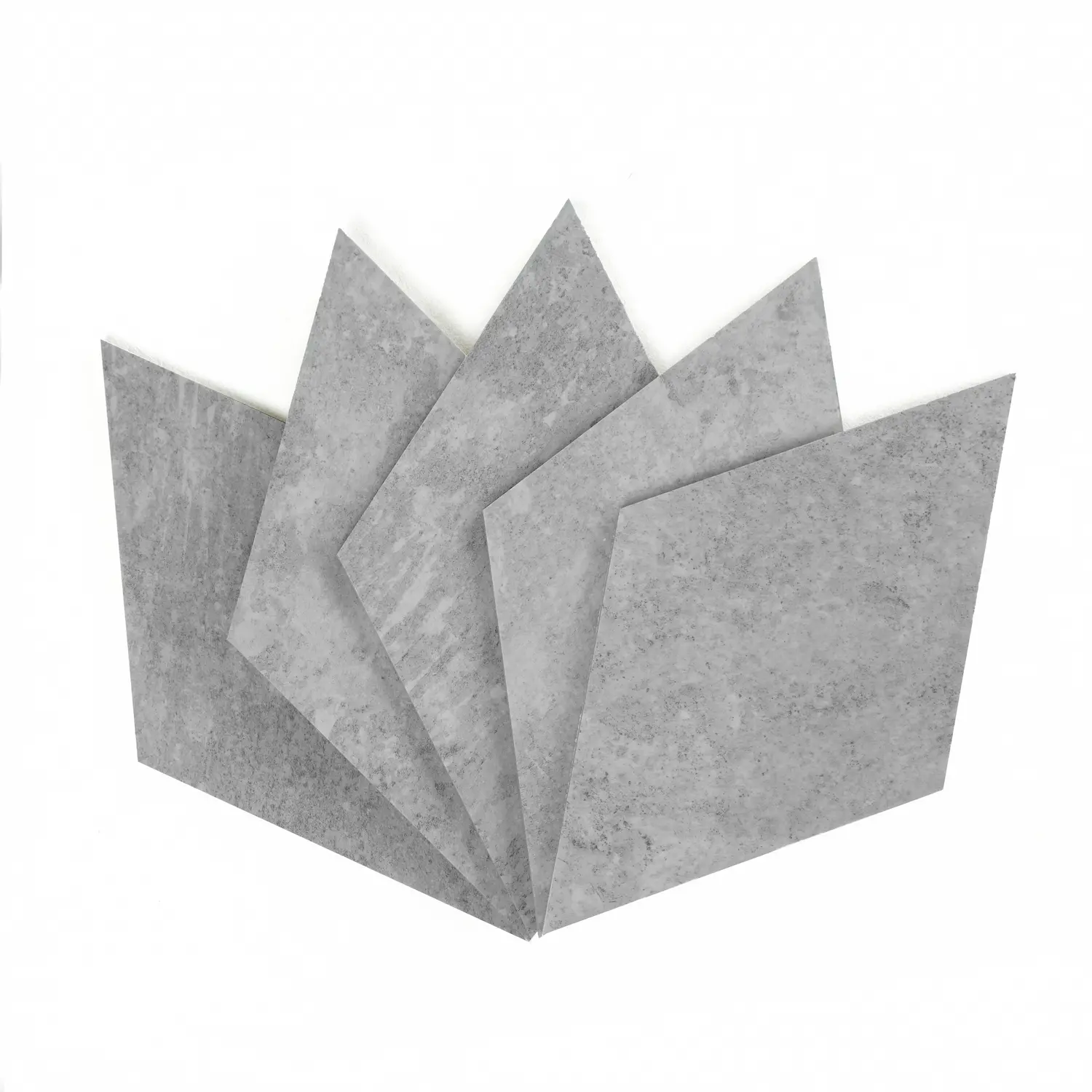 COLAMO Light Concrete Diamond Tile Peel and Stick Backsplash & Accent Wall Tile