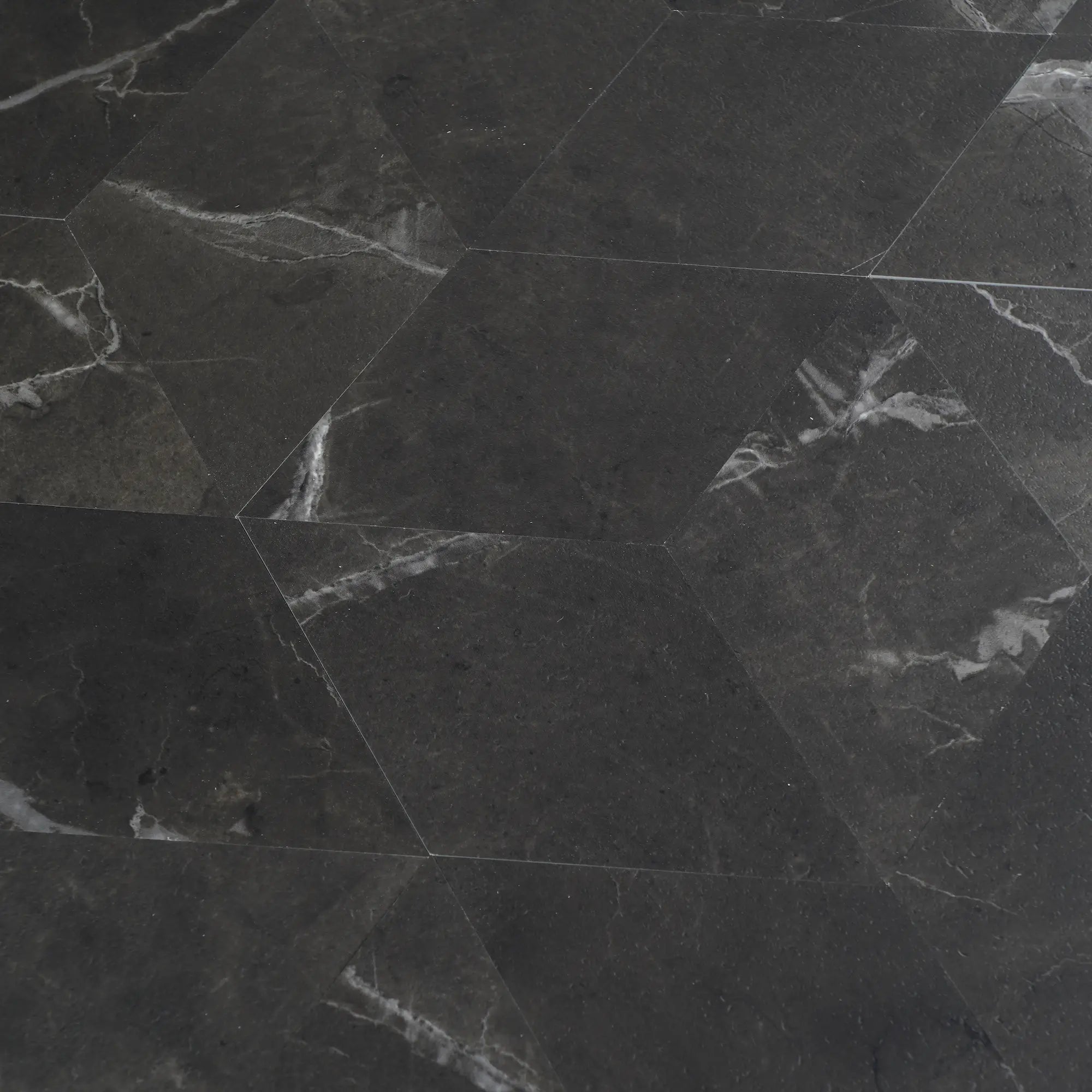 COLAMO Nero Marquina Diamond Tile Peel and Stick Backsplash & Accent Wall Tile