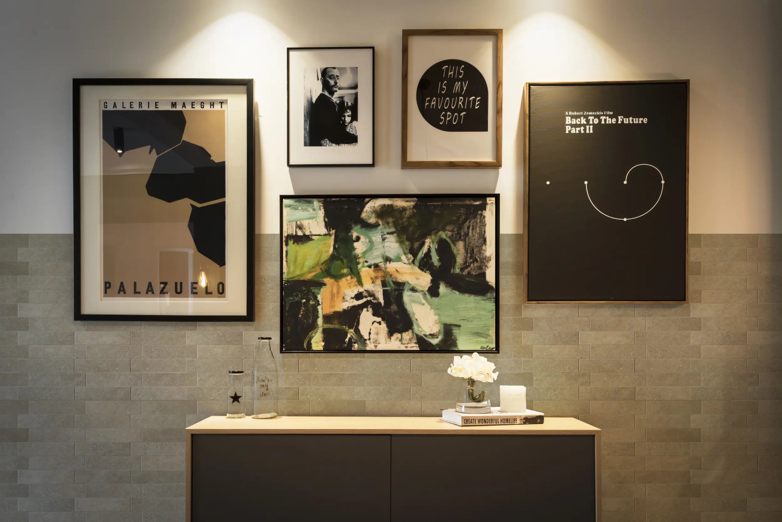 COLAMO Elongated Subway Tiles Peel & Stick Backsplash, Rock Gray