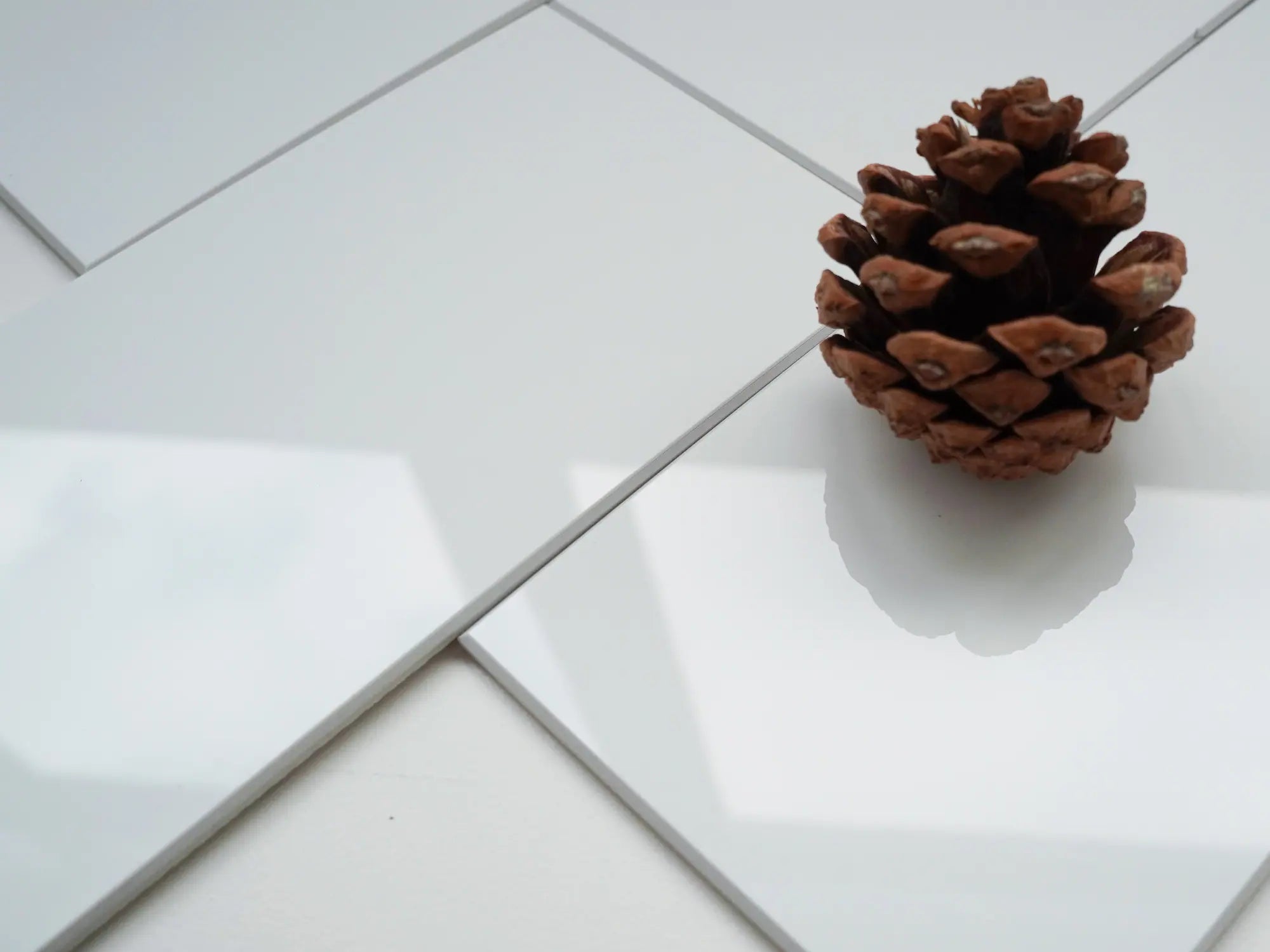 Luxe Subway Peel & Stick Tile - Glossy Pure White