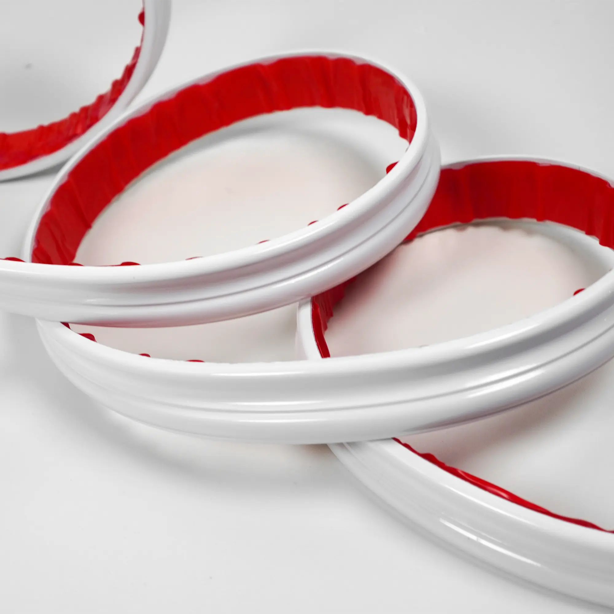 COLAMO White Molding Trim Adhesive Peel and Stick Baseboard Trim Tile Edge Trim