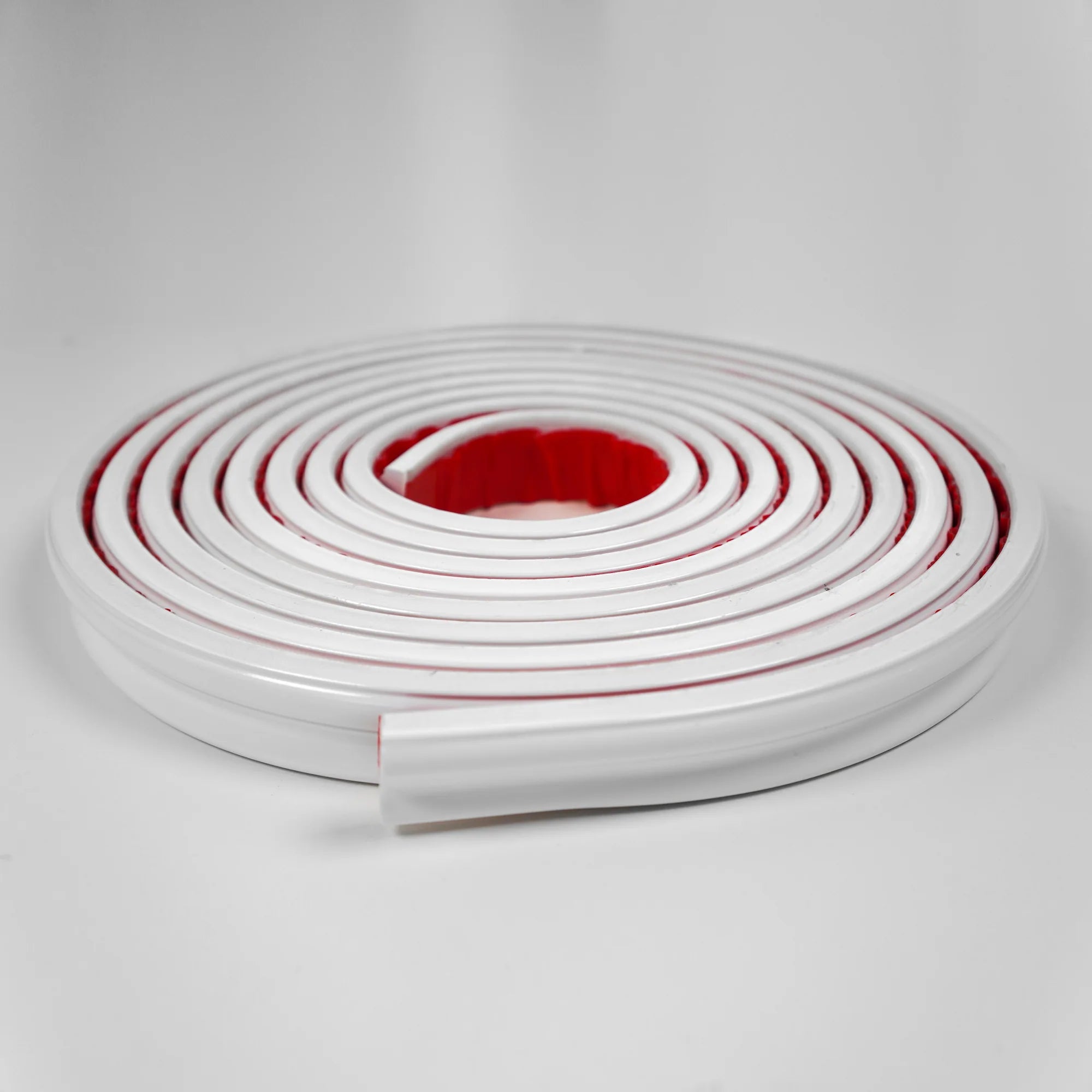 COLAMO White Molding Trim Adhesive Peel and Stick Baseboard Trim Tile Edge Trim