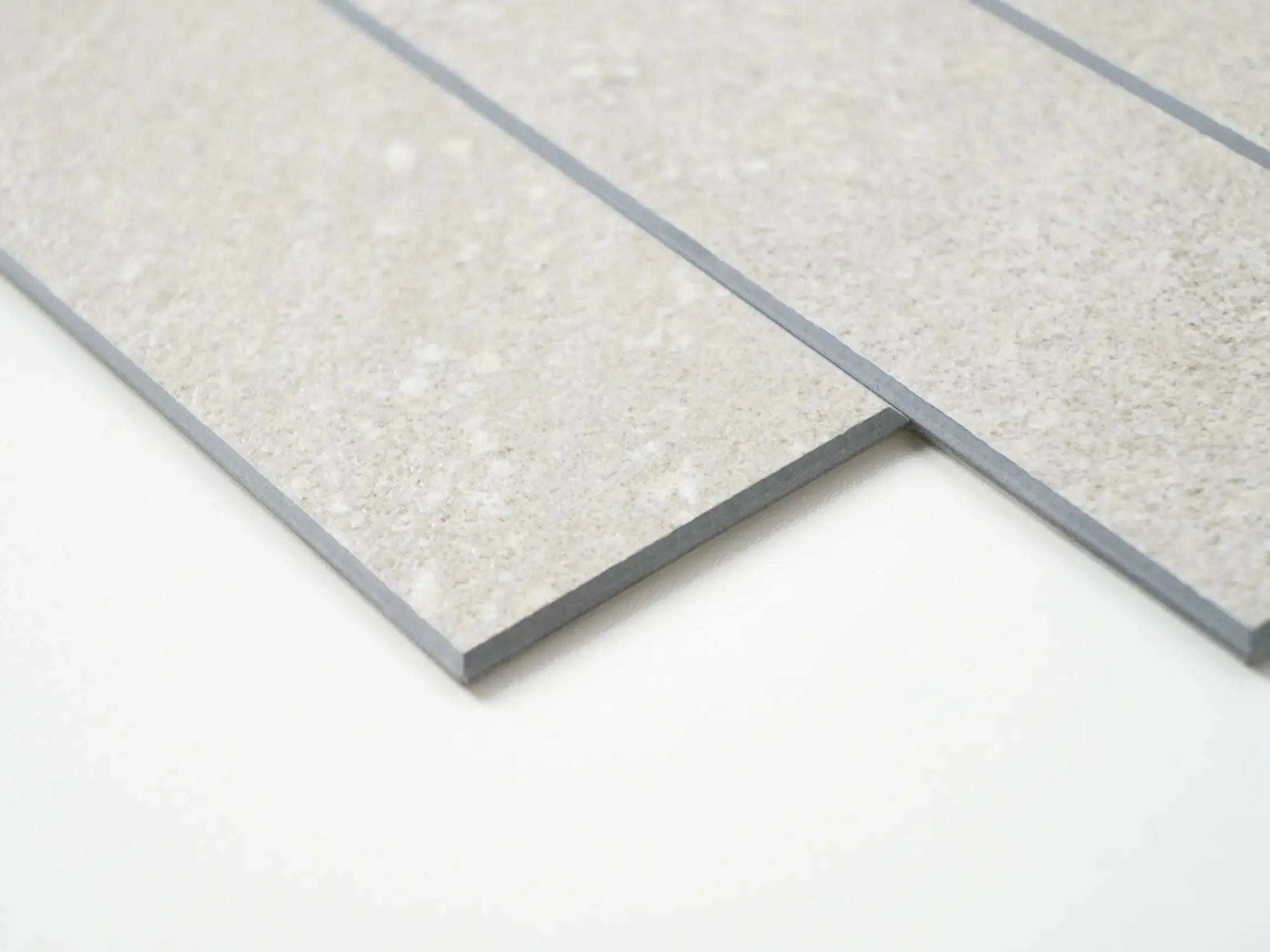 COLAMO Elongated Subway Tiles Peel & Stick Backsplash, Limestone Beige