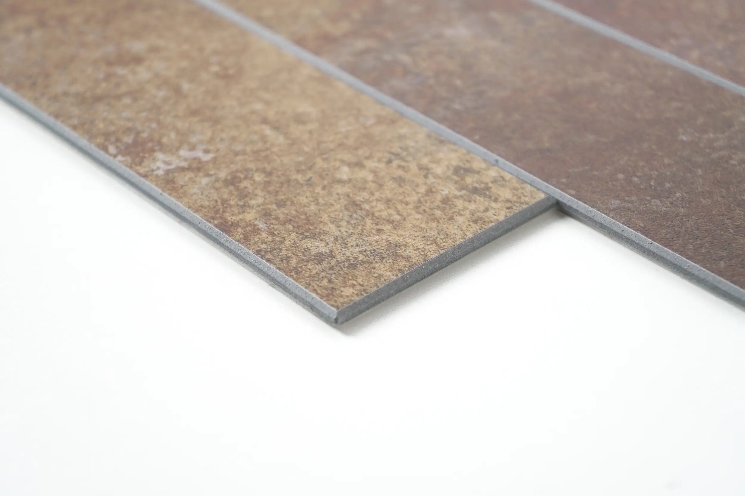 COLAMO Elongated Subway Tiles Peel & Stick Backsplash, Terracotta, Rusty Brown