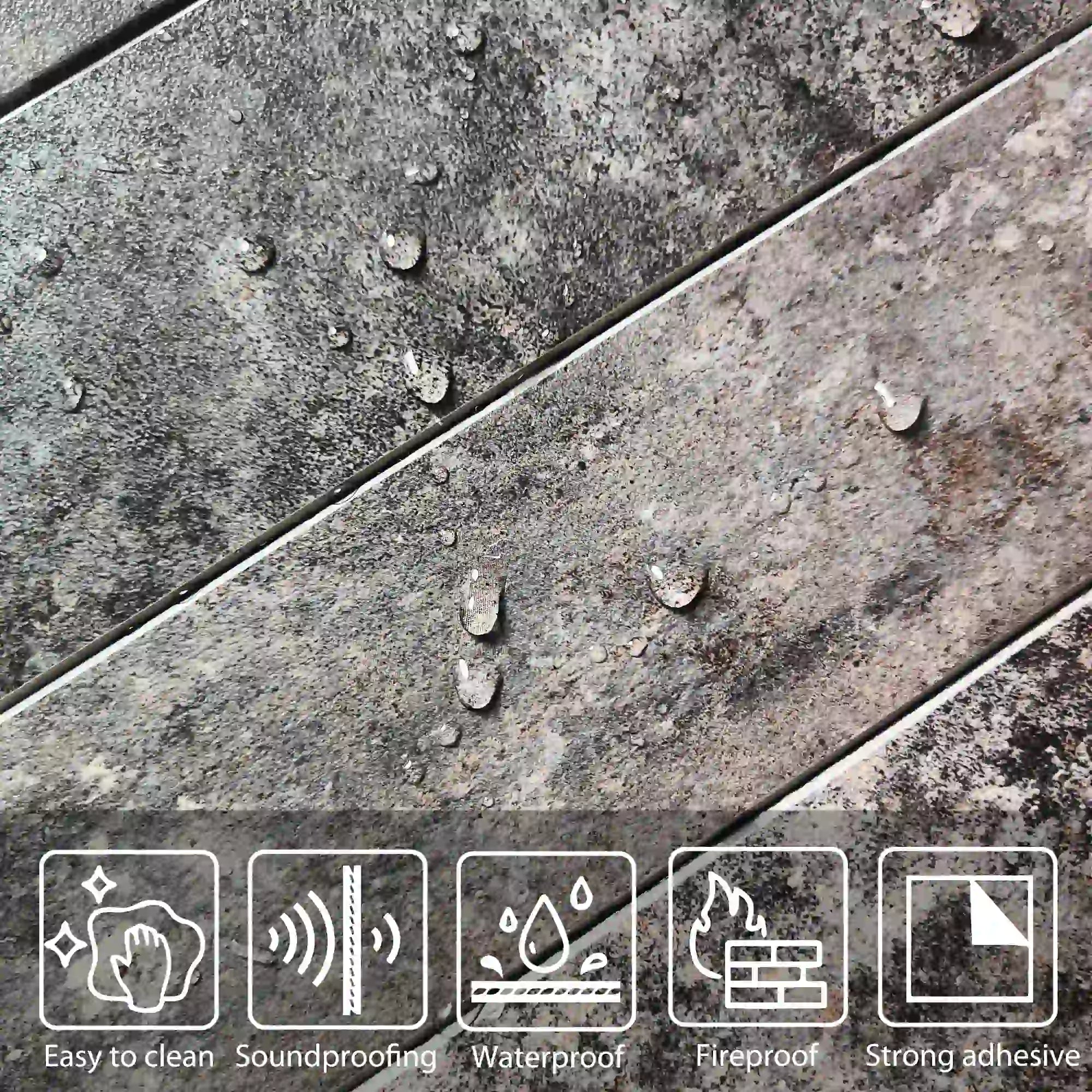 COLAMO Elongated Subway Tiles Peel & Stick Backsplash, Black Onyx