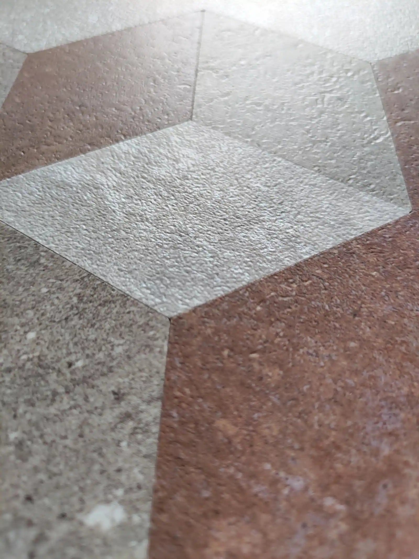 Illusion Peel and Stick Backsplashes Hexagon Tiles, Sundance