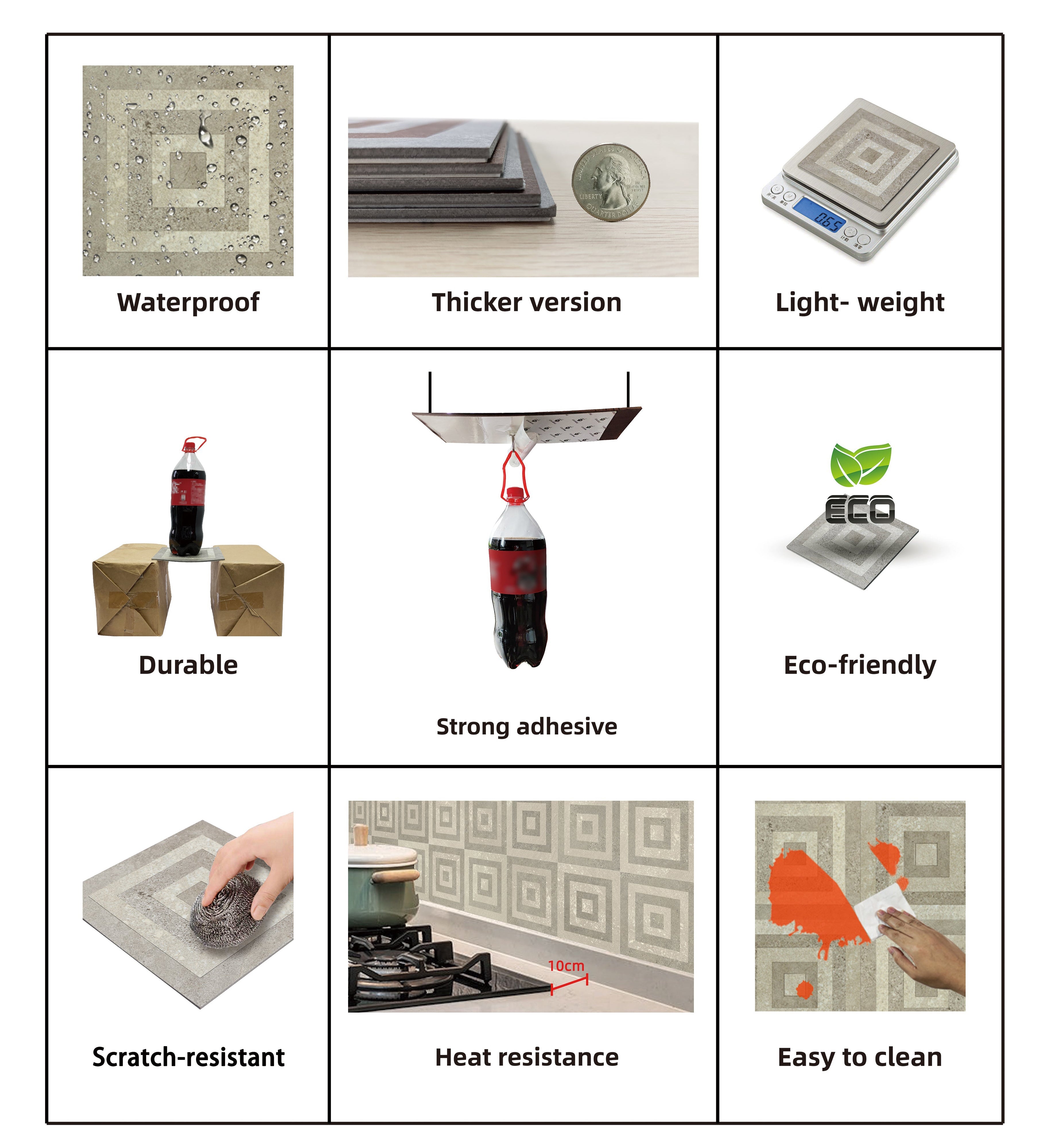 Rewind Self Adhesive DIY Backsplashes & Tiles, Arizona