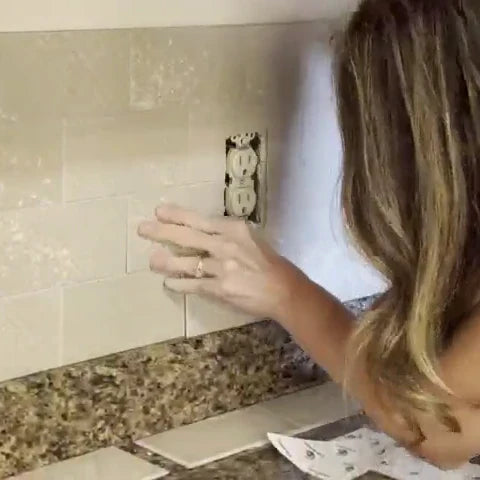Easy Guide: Install Peel and Stick Backsplash Around Outlets