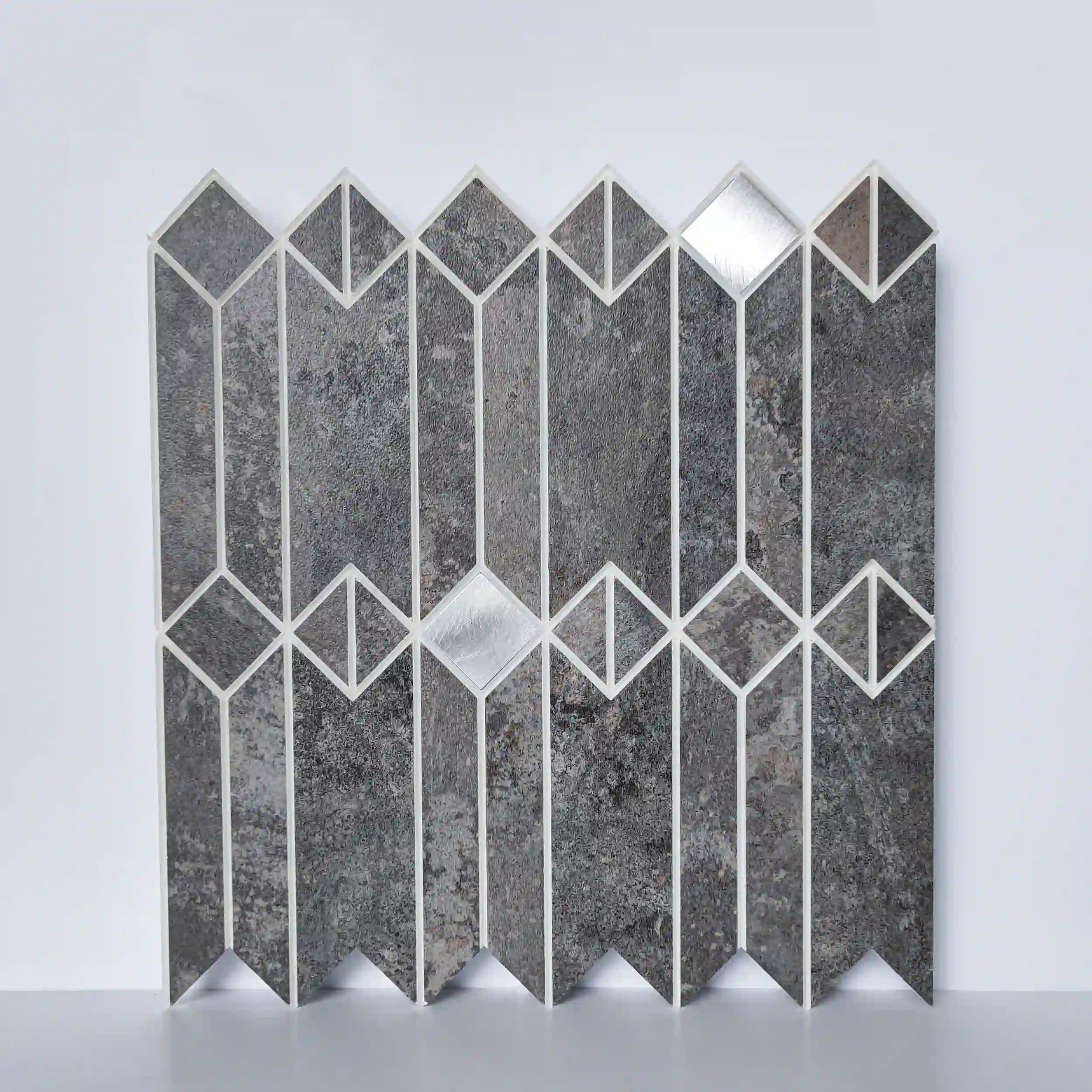 Simple Geometry Peel and Stick DIY Wall Panels, Backsplashes and Tiles, Orion Blue