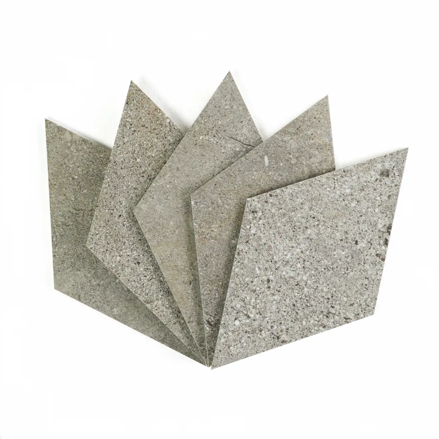 COLAMO Greige Terrazzo Diamond Tile Peel and Stick Backsplash & Accent Wall Tile