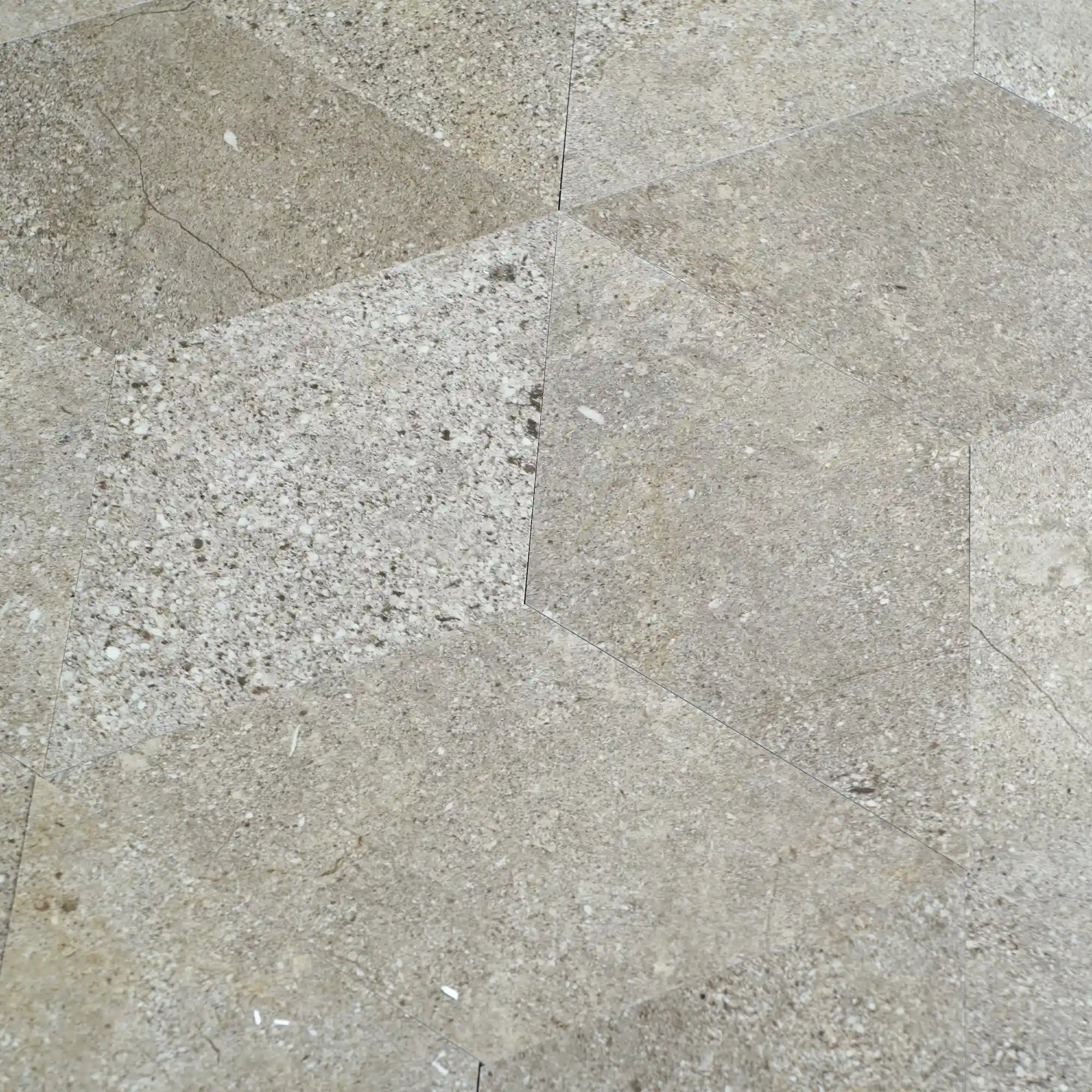 COLAMO Greige Terrazzo Diamond Tile Peel and Stick Backsplash & Accent Wall Tile