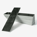 Colamo premium glossy Onyx Black subway peel and stick tile, sophisticated deep black rectangular wall tile for luxury DIY kitchen or bathroom remodel