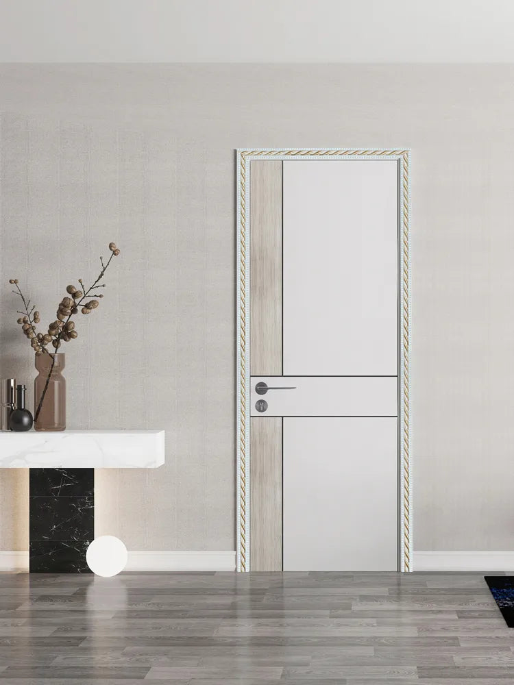 COLAMO Moulure adhésive blanche dorée pour plinthes, bordure de carrelage 