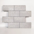 Luxe Subway Peel & Stick Tile - Mist Concrete - 12"x12"