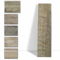 Colamo Vintage Oak Wood Look Tiles - 3D Textured Peel and Stick Backsplash