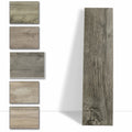 Colamo Weathered Gray Oak Athens Wood Look Tiles Waterproof Thick Rigid Peel and Stick Backsplashes