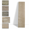 Colamo Natural White Oak Wood Look Tiles - 3D Textured Peel and Stick Backsplash
