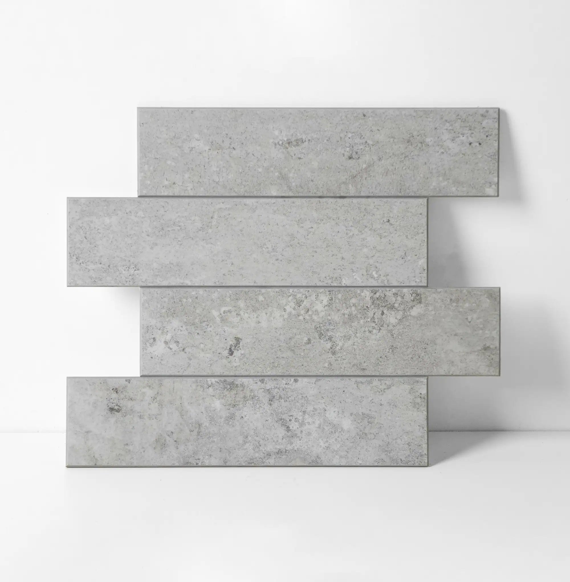COLAMO Elongated Subway Tiles Peel & Stick Backsplash, Light Gray