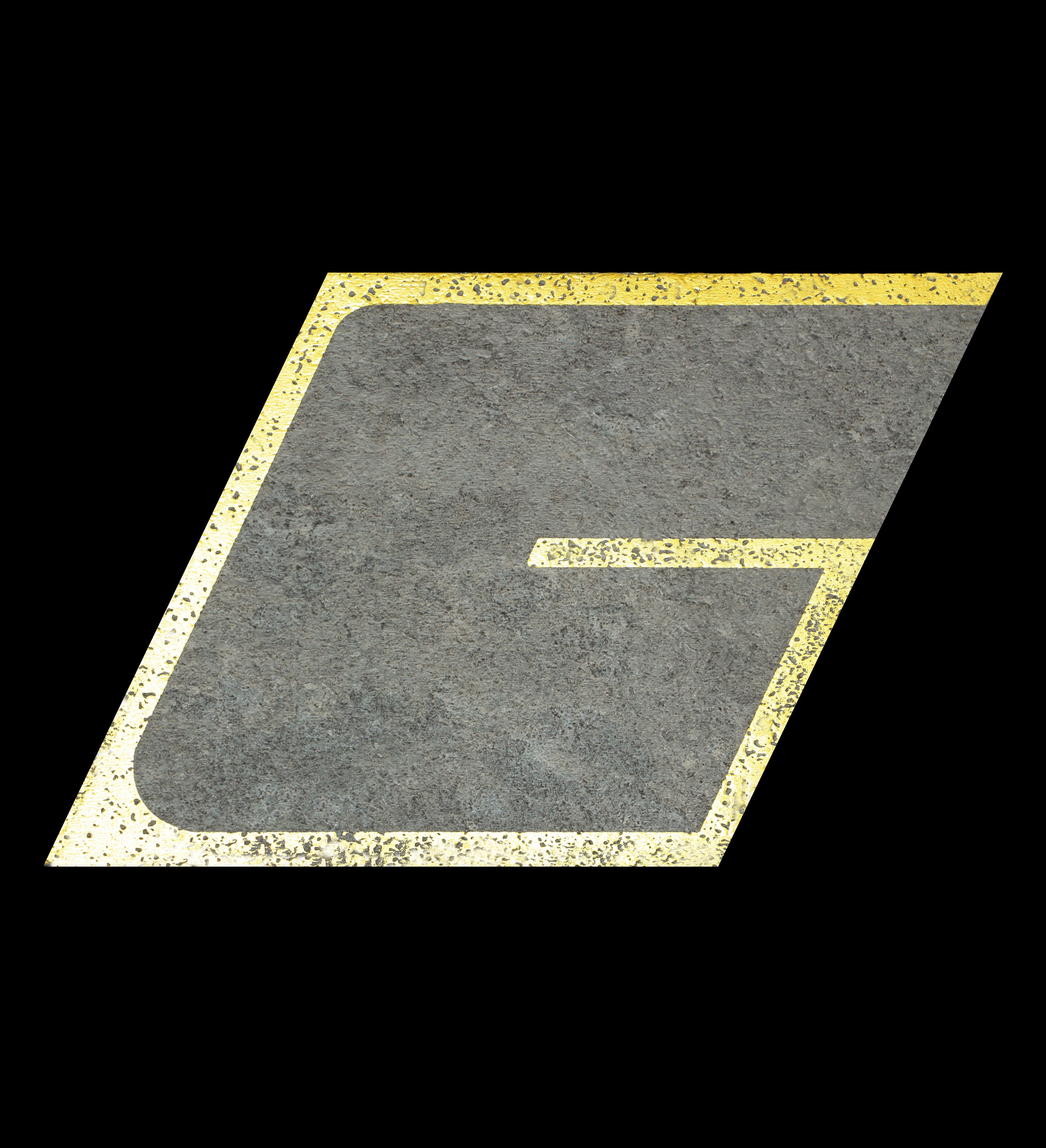 Carrelage autocollant pour dosseret, motif Alphabet Tale, 26 lettres en noir cosmos