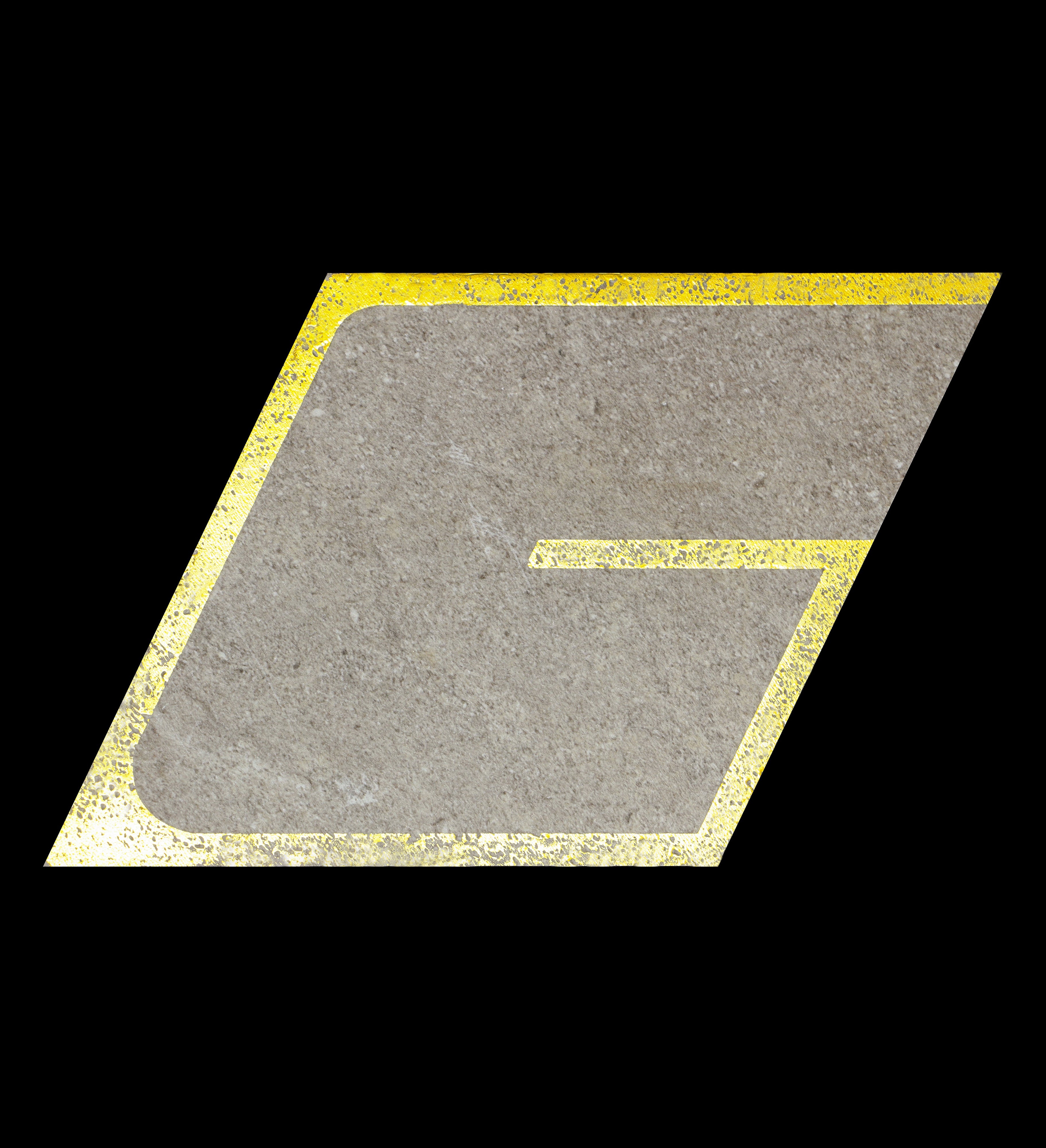Alphabet Tale 26 Letters in Saturn Grey DIY Peel and Stick Backsplash Tile