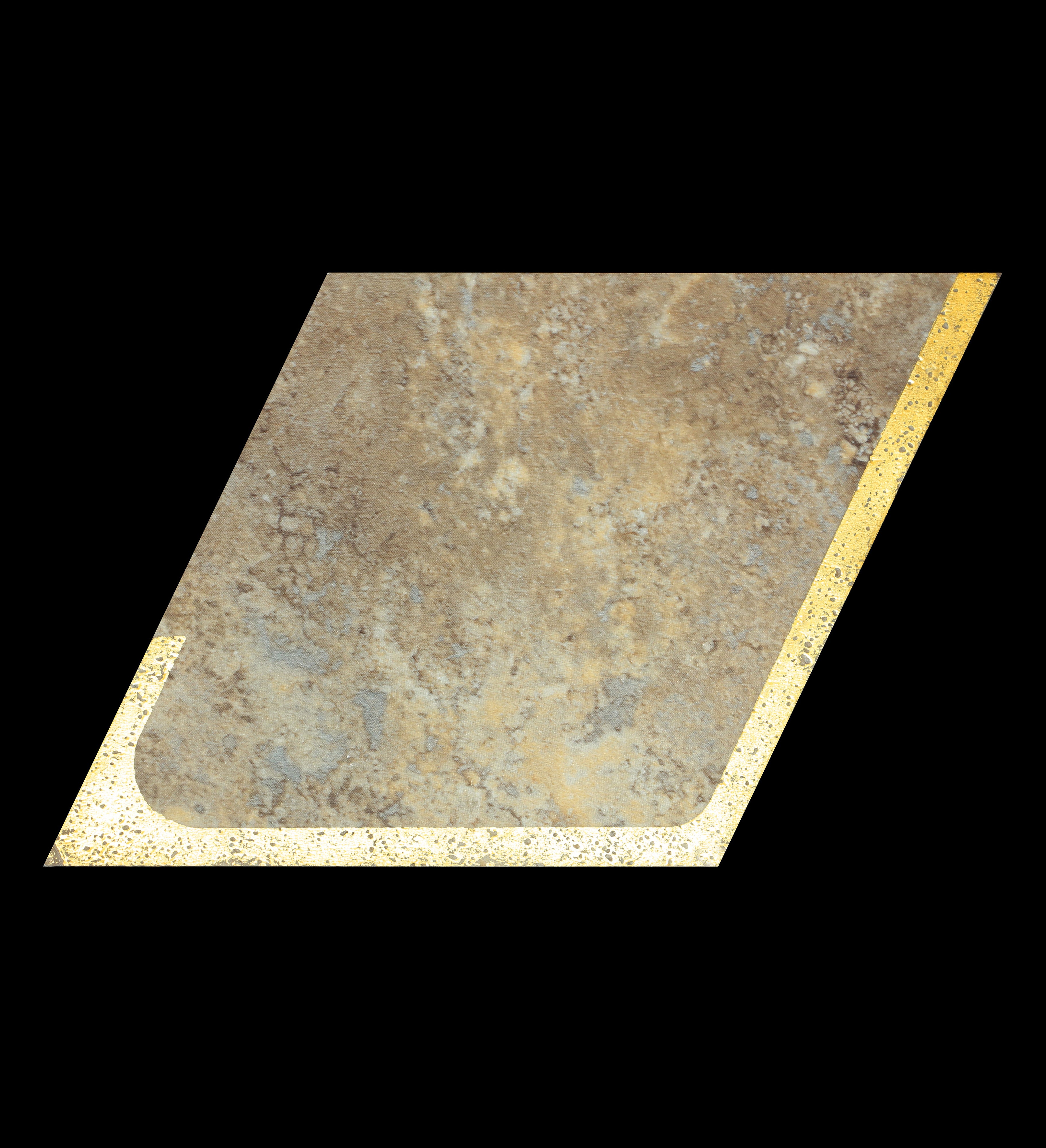 Carrelage autocollant pour dosseret, motif alphabet, 26 lettres, couleur or lever de soleil 