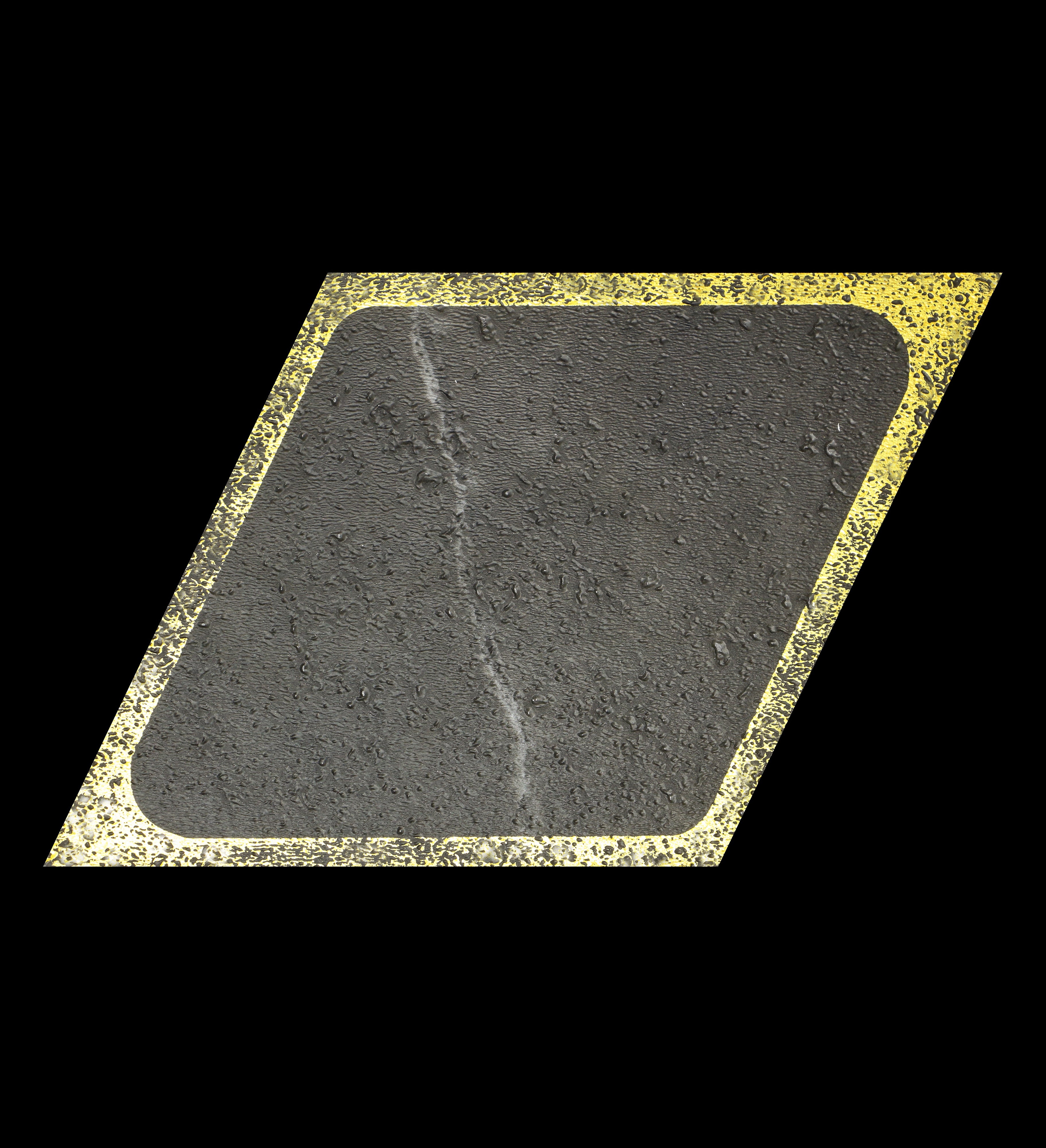 Alphabet Tale 26 Letters in Lightning Trail Cosmos Black DIY Peel and Stick Backsplash Tile