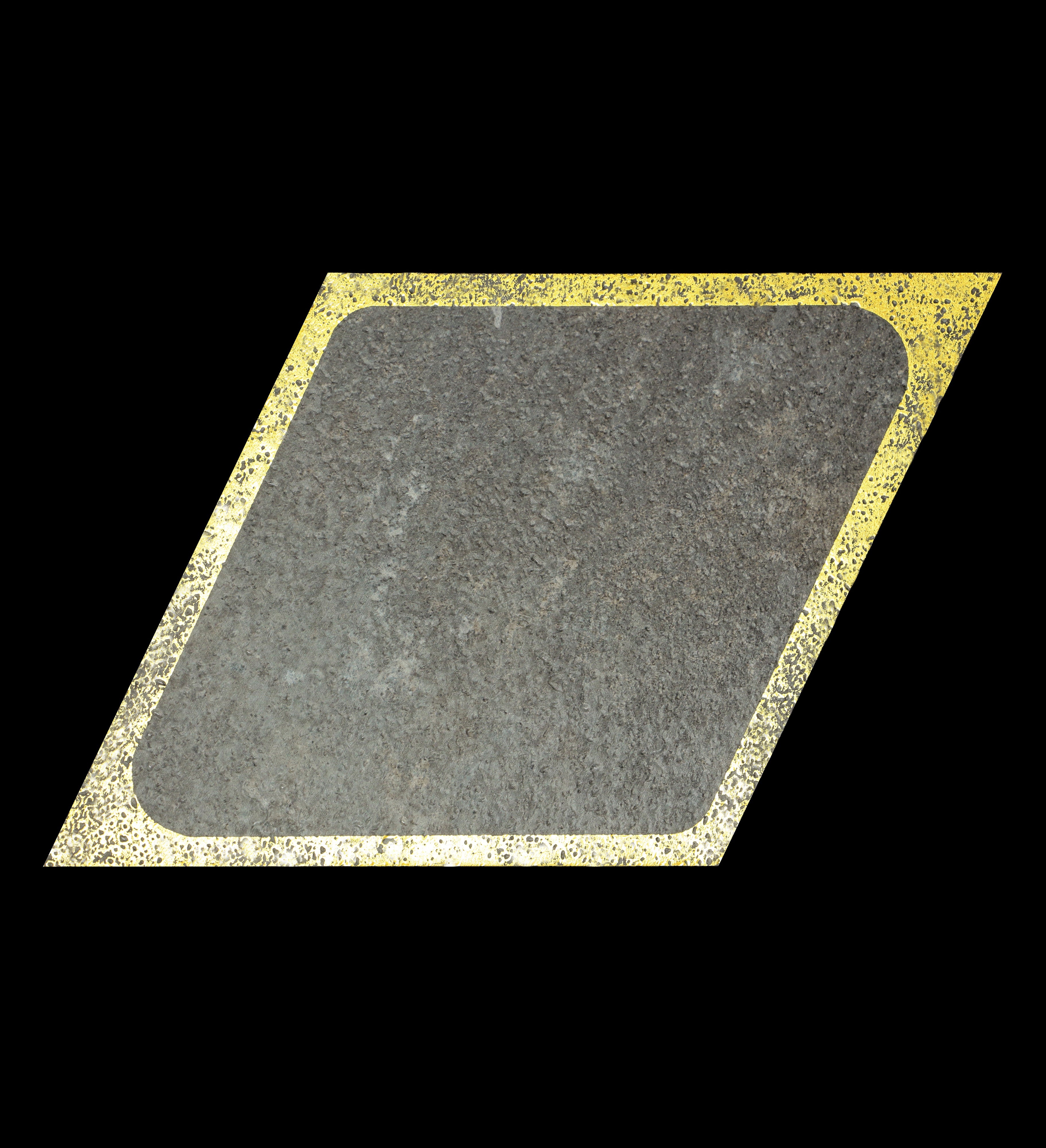 Carrelage autocollant pour dosseret, motif Alphabet Tale, 26 lettres en noir cosmos