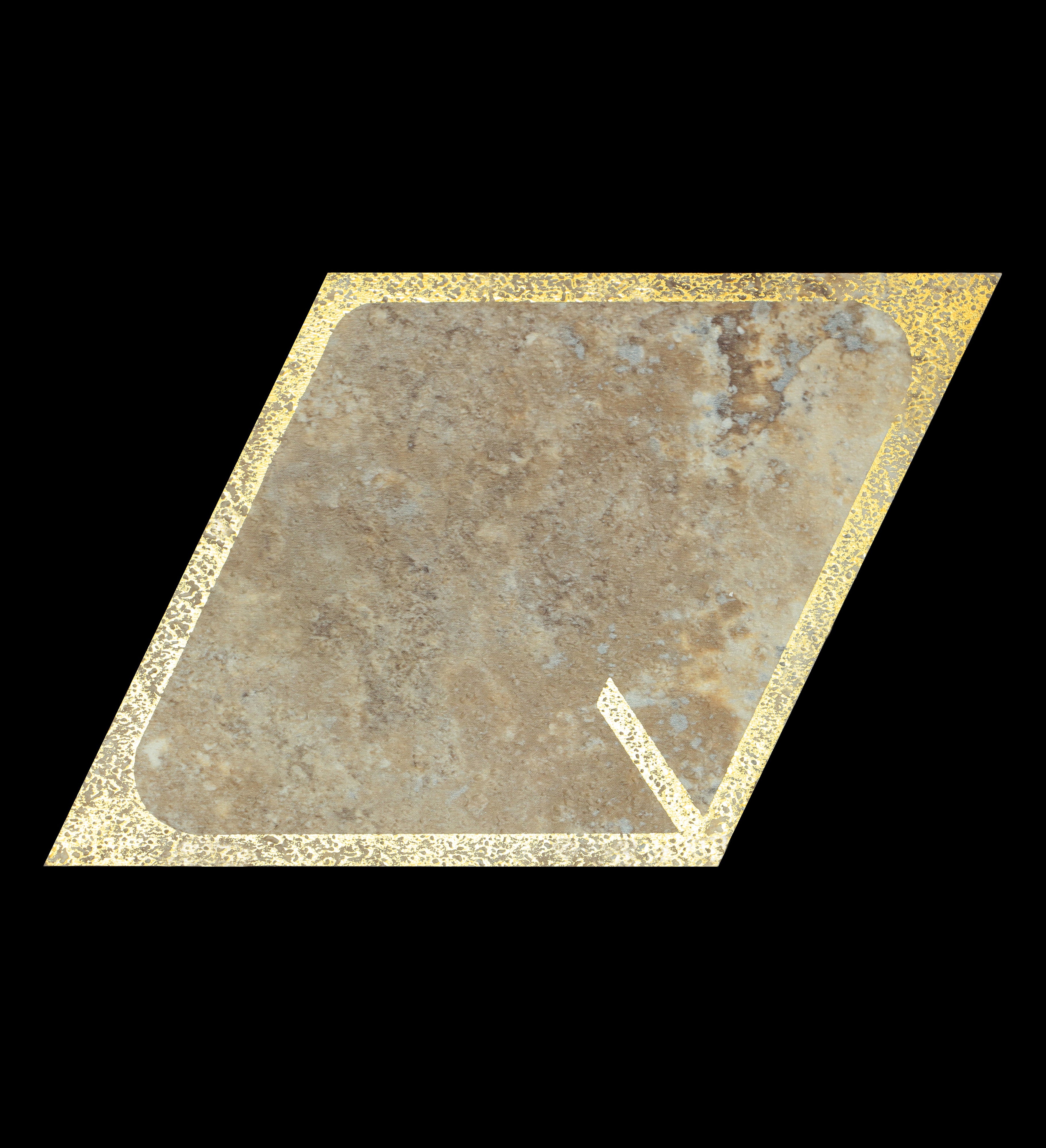 Carrelage autocollant pour dosseret, motif alphabet, 26 lettres, couleur or lever de soleil 