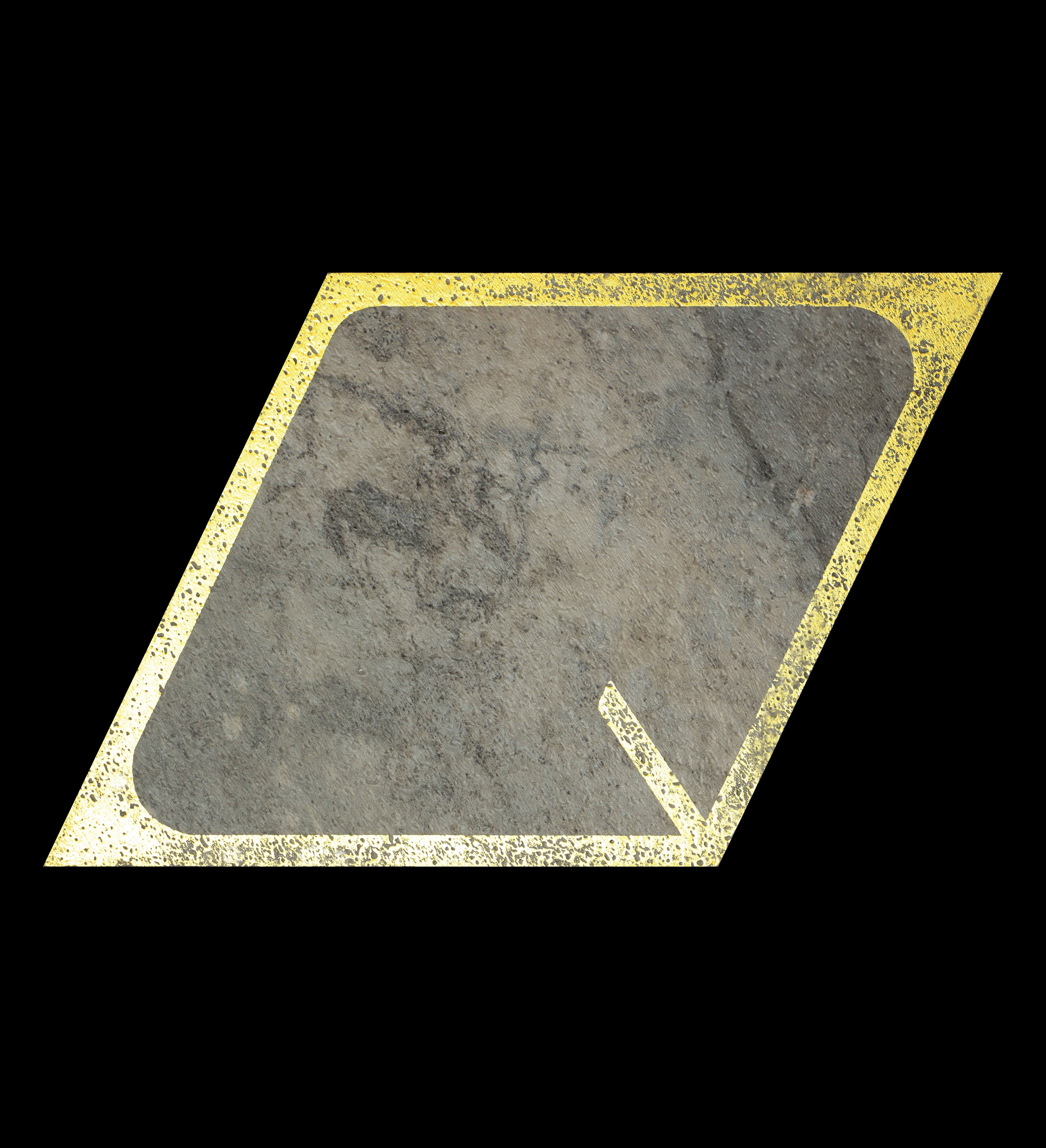 Carrelage autocollant pour dosseret, motif Alphabet Tale, 26 lettres en noir cosmos