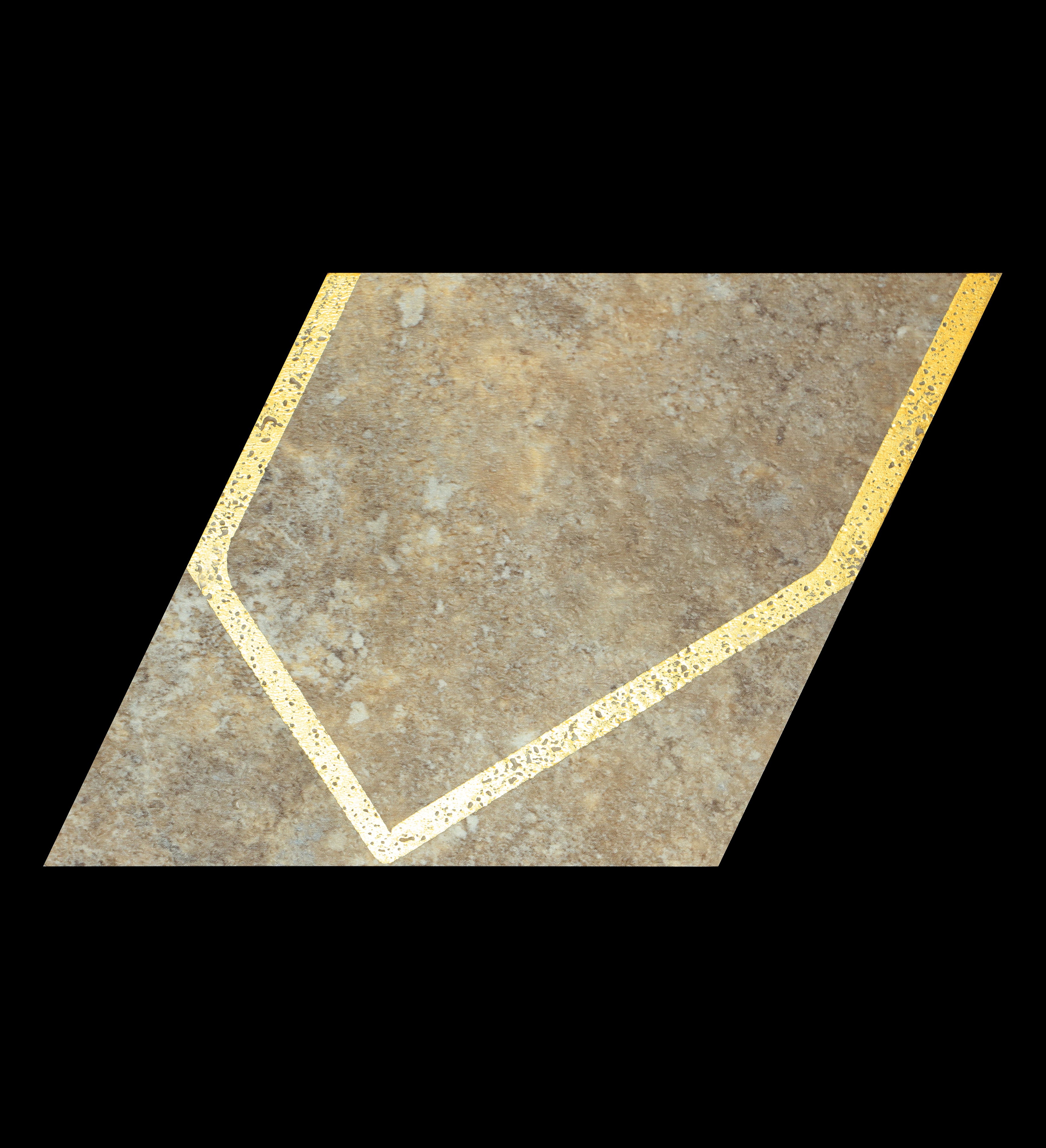 Carrelage autocollant pour dosseret, motif alphabet, 26 lettres, couleur or lever de soleil 