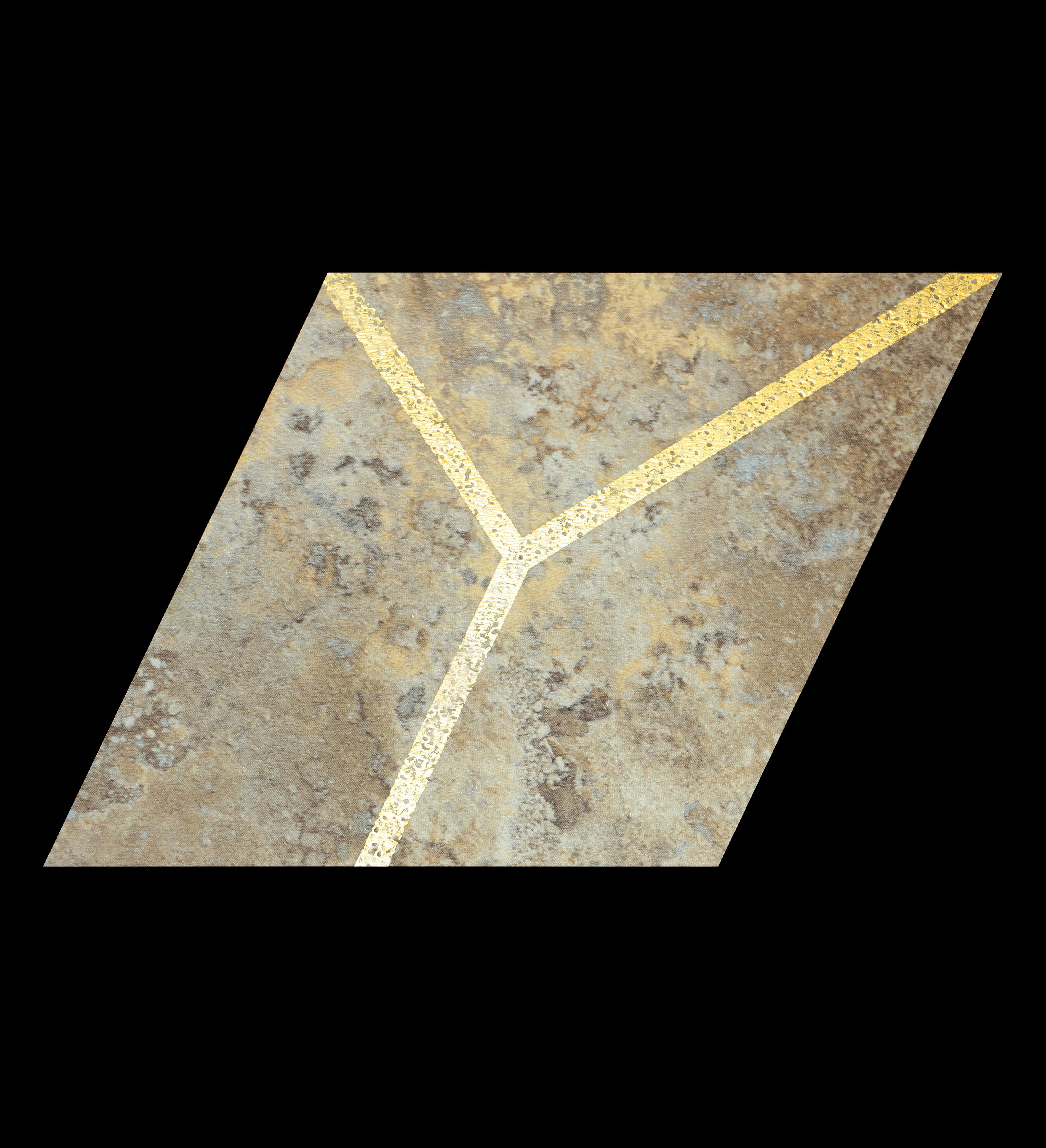 Carrelage autocollant pour dosseret, motif alphabet, 26 lettres, couleur or lever de soleil 